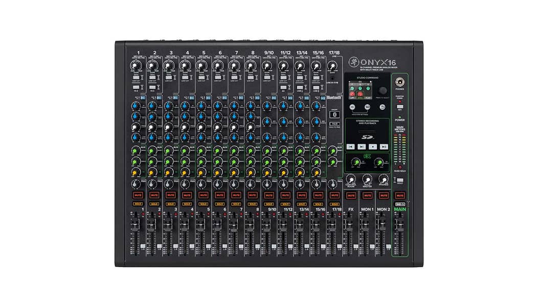 Mackie Onyx16 Analog Mixer With USB Audio Interface (Multitrack) 0