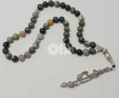 20$ multi agate stone masbaha