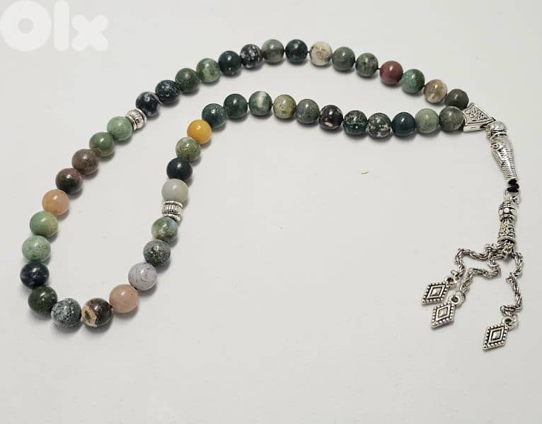 20$ multi agate stone masbaha 2