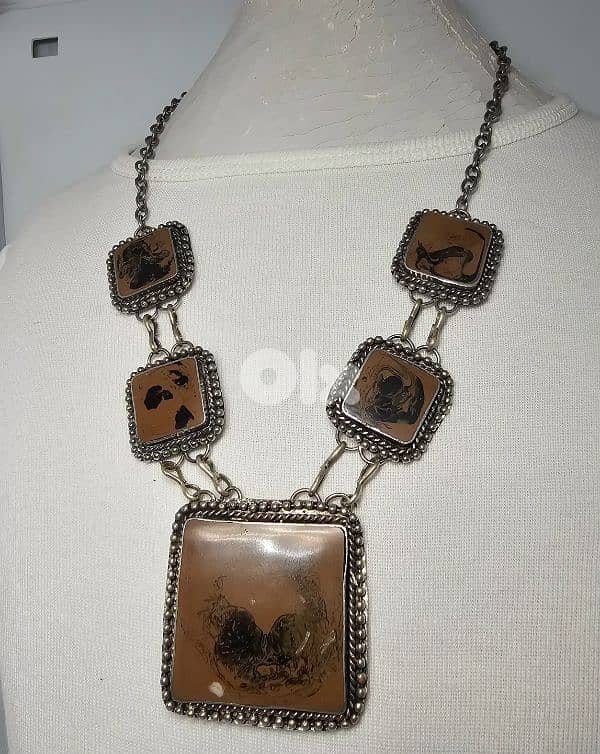 10$ boho statement necklace vintage 0