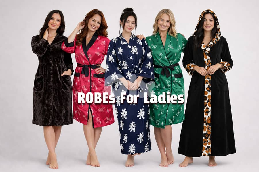 Collection of ROBES from European & Asian Brands 0