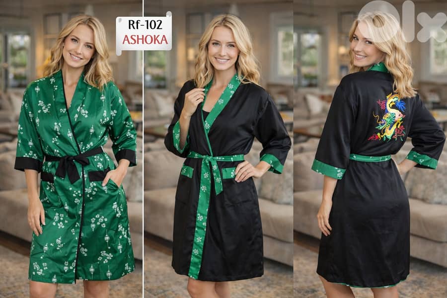Collection of ROBES from European & Asian Brands 2