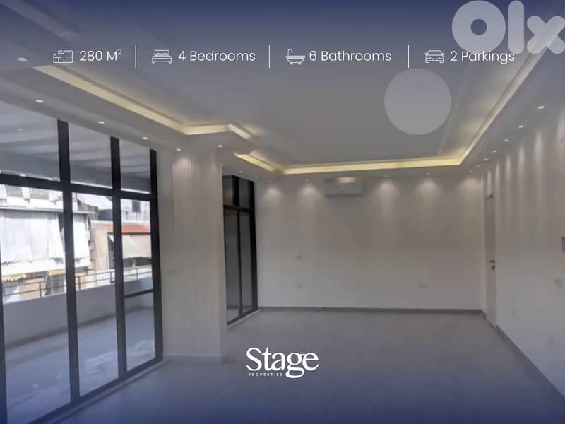 FULLY RENOVATED 280SQM APARTMENT IN PRIME HAMRA LOCATION 0