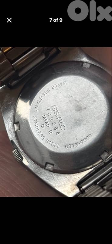 Vintage 1977 Seiko 5 Automatic •Blue Sunburst Dial 7