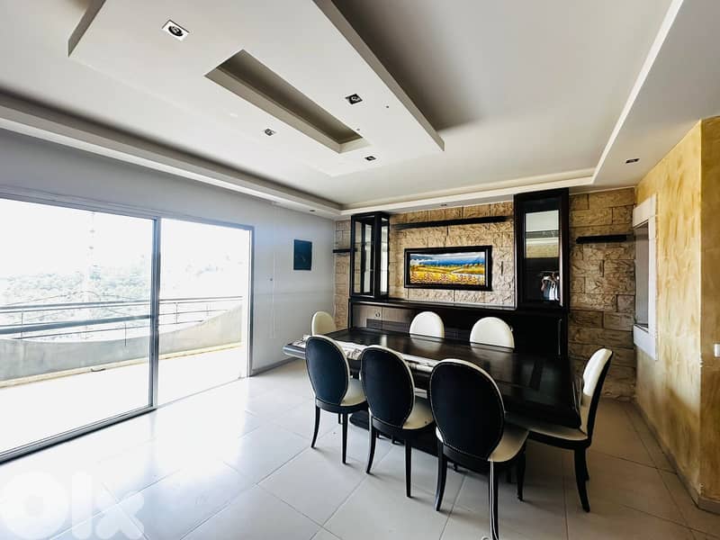 3 BEDS/FURNISHED/SEA VIEW APARTMENT FOR RENT IN KFARYASSINE ,(AD-174) 0