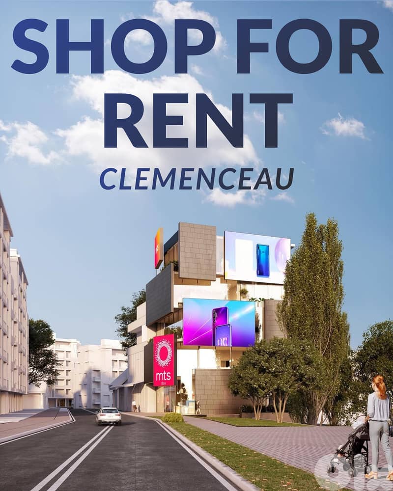 RAO26-4965 Shop 200 m² for Rent – Clemenceau (Prime Location) 0