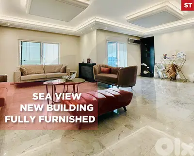 FULLY FURNISHED ,SEA VIEW,  SAHEL ALMA /ساحل ألما REF#ST134641