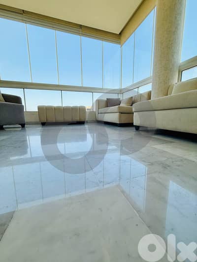 FULLY FURNISHED ,SEA VIEW,  SAHEL ALMA /ساحل ألما REF#ST134641