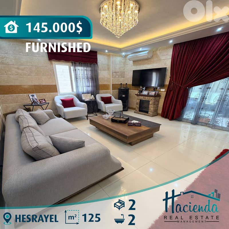 Furnished Apartment For Sale In Jbeil Hesrayel 0