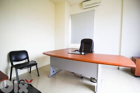 Office for Rent in Zalka | Furnished | Partitioned | Easy Access