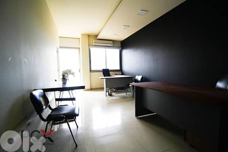 Office for Rent in Zalka | Furnished | Partitioned | Easy Access
