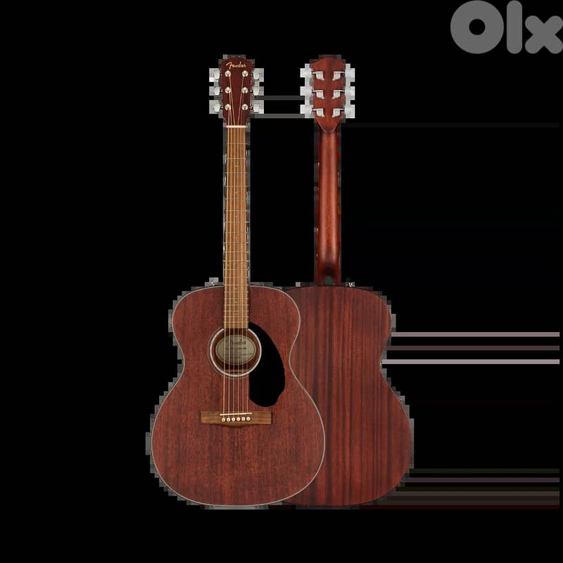 Fender CC-60S All-Mahogany Concert Acoustic Guitar 5