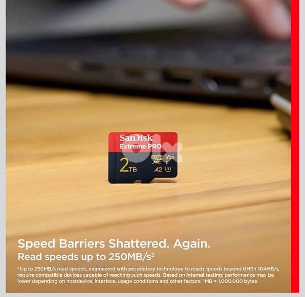 SanDisk 2TB Extreme PRO microSDXC UHS-I Card, Up to 250MB/s 2