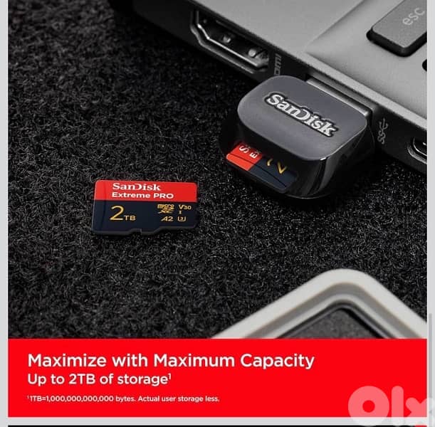 SanDisk 2TB Extreme PRO microSDXC UHS-I Card, Up to 250MB/s 3
