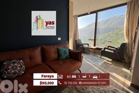 Faraya 65m2 | New Chalet | Furnished | Astonishing View | Calm| DA