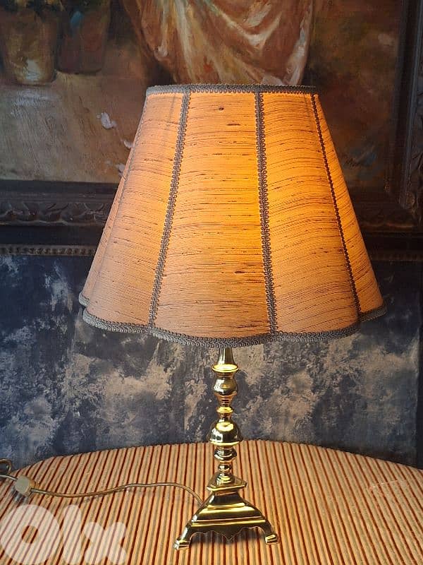 antique brass english lamp 0