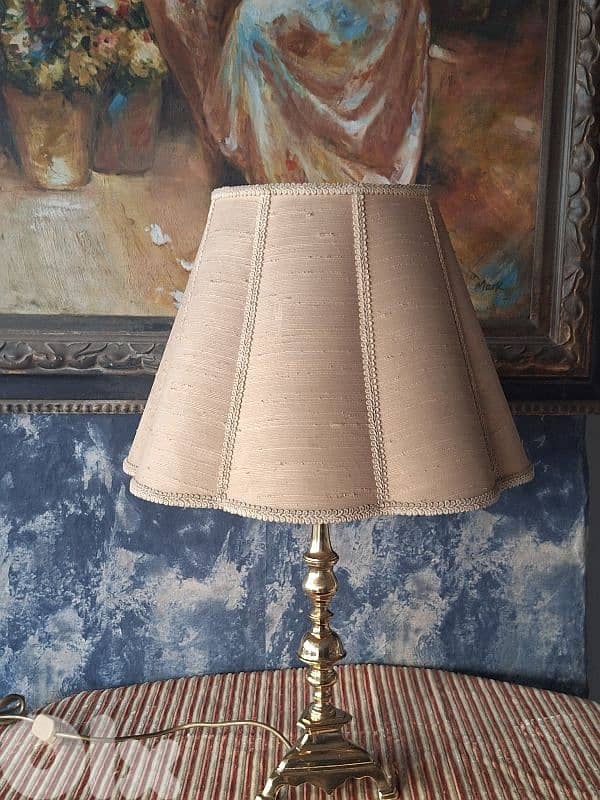 antique brass english lamp 3