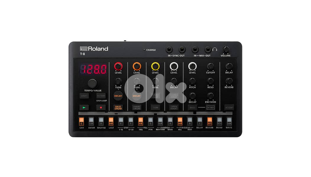 Roland AIRA T-8 Beat Machine & Bass Synthesizer 0