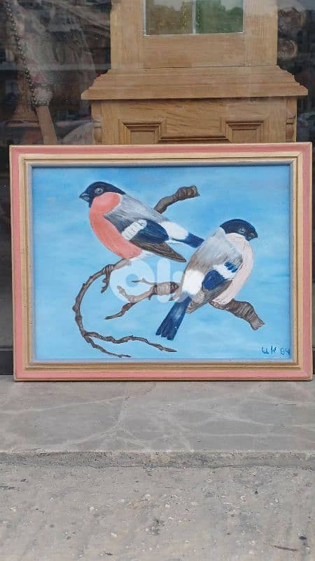 لوحة رسم زيتي 1