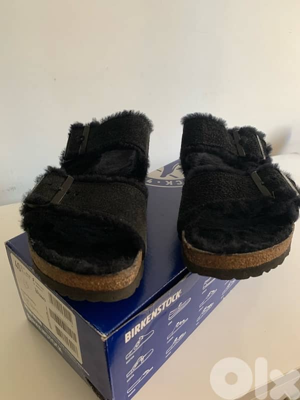 Women’s Birkenstock Arizona Shearling size 40 1