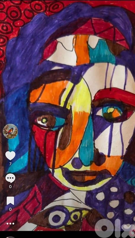رسم اكريليك 0