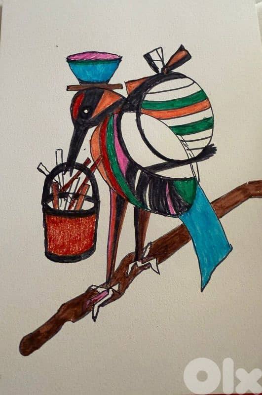 رسم اكريليك 0