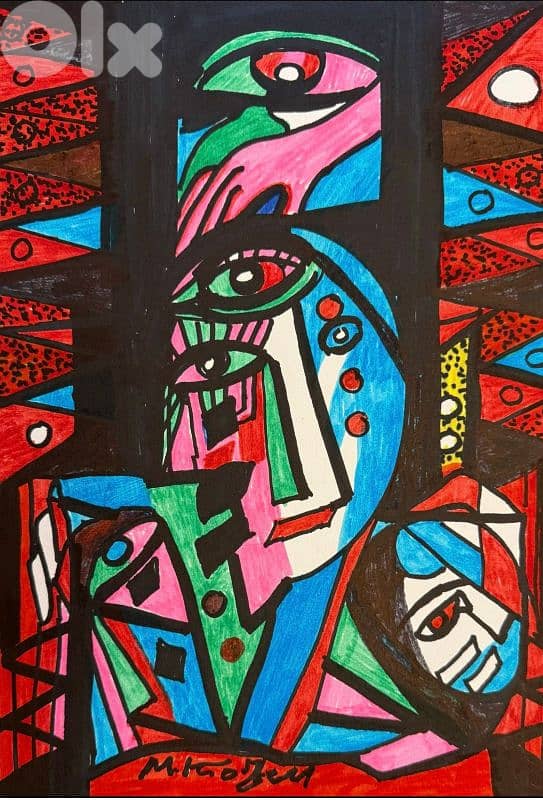 رسم اكريليك 0