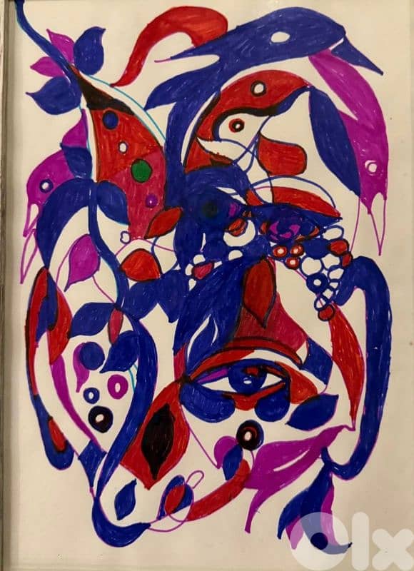 رسم اكريليك 0
