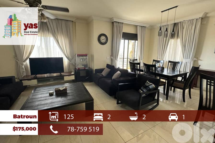 Batroun 125m2 | Calm Area | open View | Decorated | MCH 0