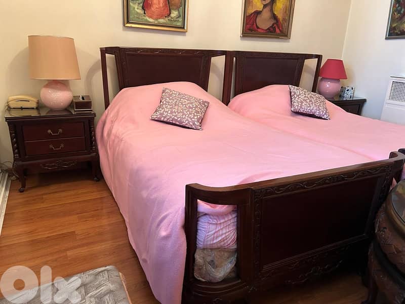 Solid wood full bedroom set 0
