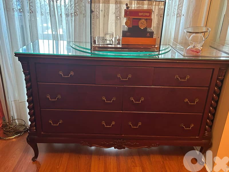 Solid wood full bedroom set 1