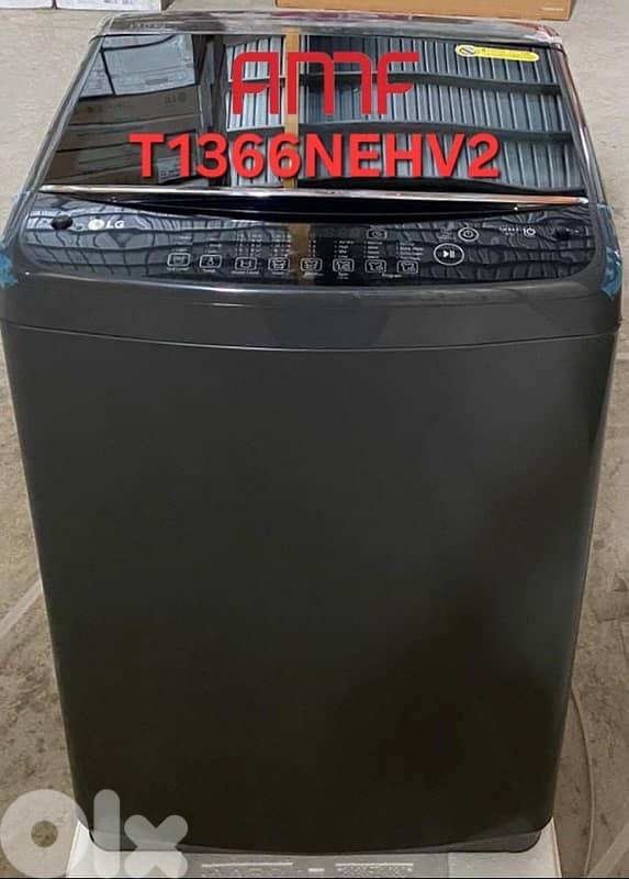 LG غسالة توب لود T1366NEHV2 available 13,16,18,19Kg Top Loader 5