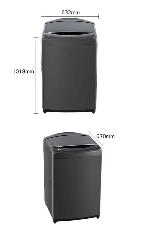 LG غسالة توب لود T1366NEHV2 available 13,16,18,19Kg Top Loader 12
