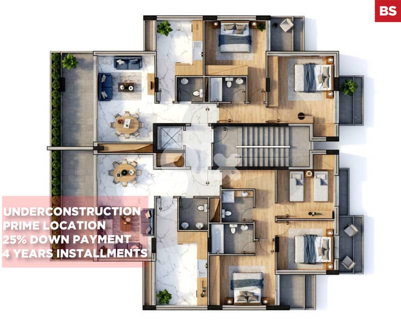 Under construction/ZALKA/الزلقا/Monthly installments/ REF#BS134677 ! 0