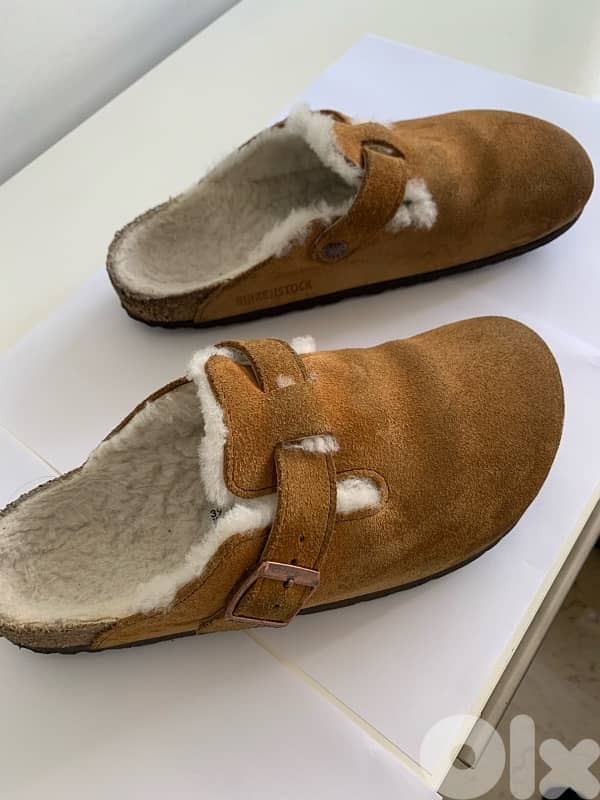 Birkenstock Boston Shearling slze women’s 39 0