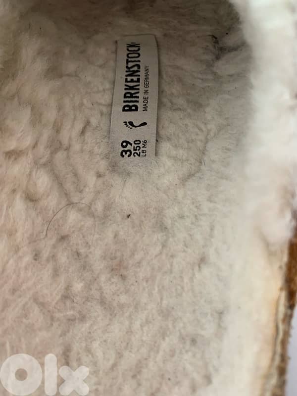 Birkenstock Boston Shearling slze women’s 39 3