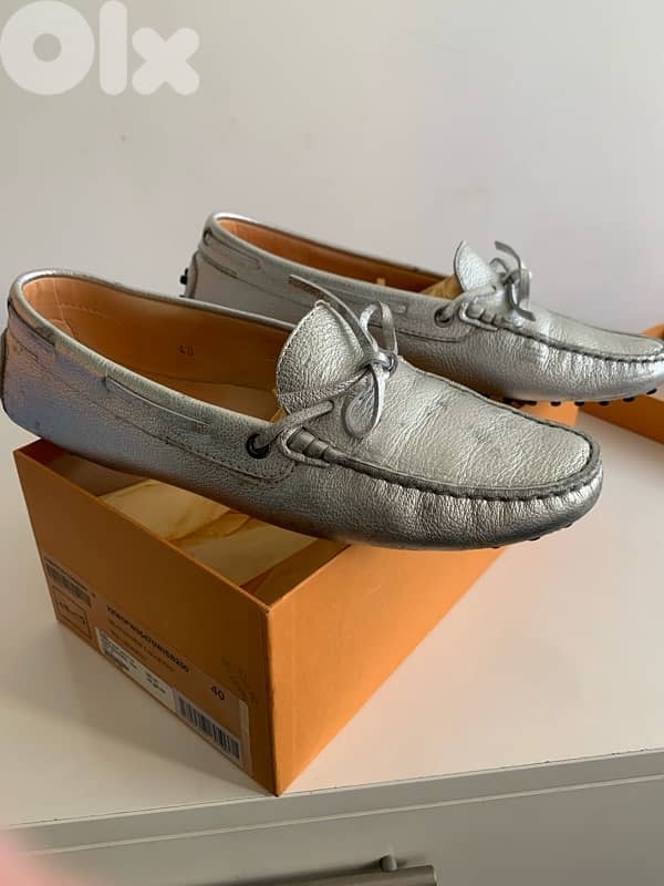 Tod’s mocassin size 40 - silver color 0