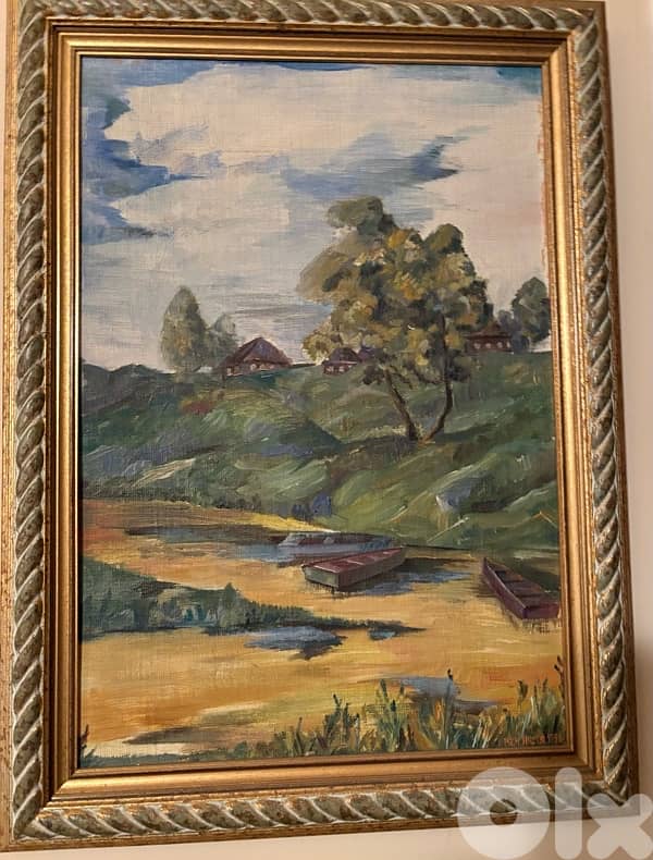 Tableau huile sur toile 0