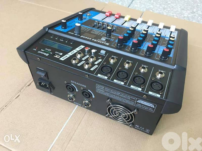 Mixer with Power 500 Watt Montarbo Sound with DSP effect , Mp3 Player 2