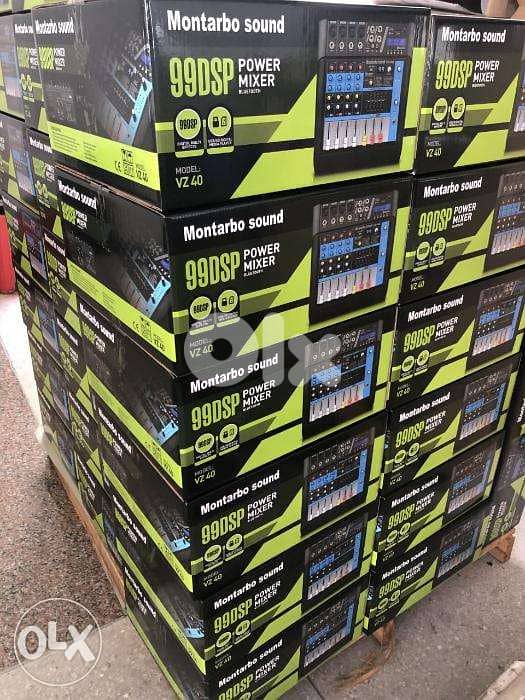 Mixer with Power 500 Watt Montarbo Sound with DSP effect , Mp3 Player 1