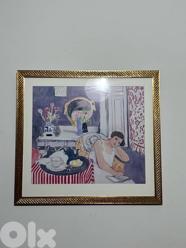 Tableau huile sur toile Roche Bobois 6
