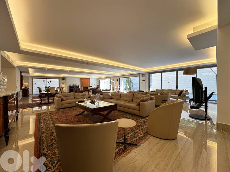 500 Sqm Terrace - Unfurnished Apartment for Rent in Rabieh 0