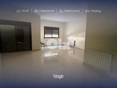 SPACIOUS GROUND-FLOOR APARTMENT WITH 90SQM TERRACE IN BSALIM-CALM AREA