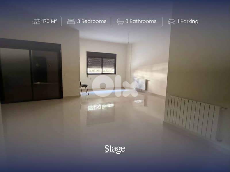 SPACIOUS GROUND-FLOOR APARTMENT WITH 90SQM TERRACE IN BSALIM-CALM AREA 0