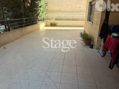 SPACIOUS GROUND-FLOOR APARTMENT WITH 90SQM TERRACE IN BSALIM-CALM AREA
