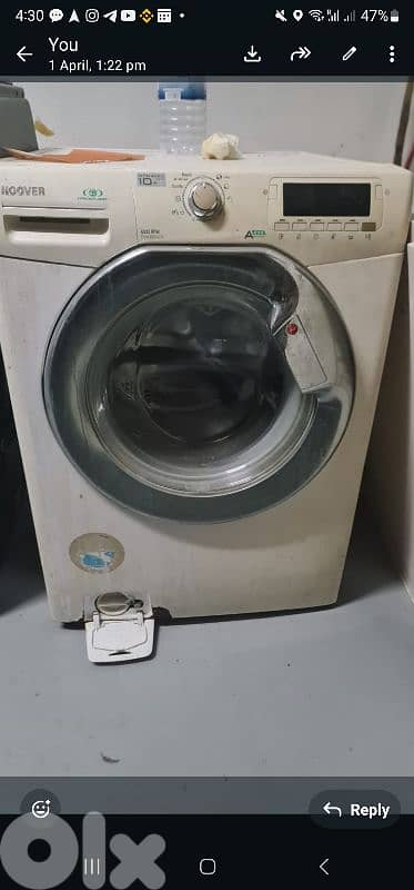 Hoover front-load washing machine 0