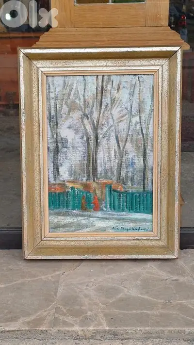 لوحة رسم زيتي اوروبية