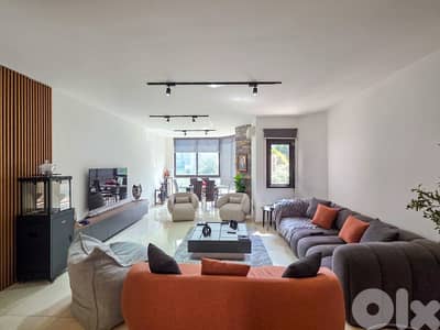 Prime Location Duplex in Qornet El Hamra with Partial Mountain View