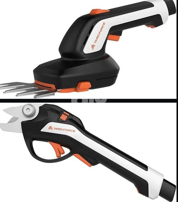 Grass shear & hedge trimmer blade + trowel,fork,battery&charger 1