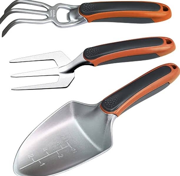 Grass shear & hedge trimmer blade + trowel,fork,battery&charger 2